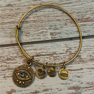 Alex and Ani Charm Bracelet with Eye Pendant 2017